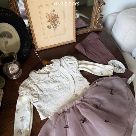 [予約] Mine Jacket/ marron