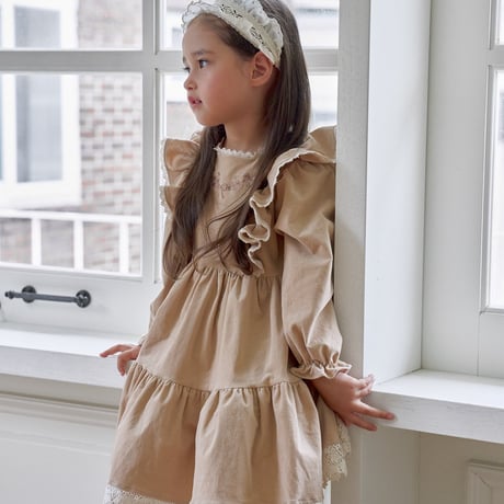 [予約] Bouquet Dress/ marron
