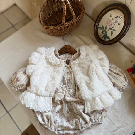 [予約] Teddy Vest/ marron