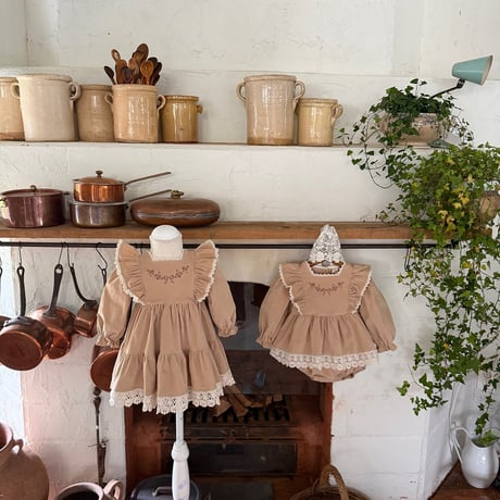 [予約] Bouquet Dress/ marron