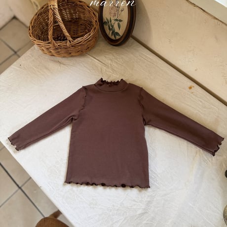 [予約] Daily Turtleneck T/ marron