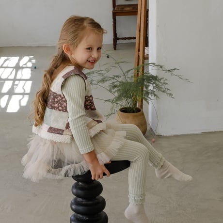 [予約] Blanc vest/ Puella FLO