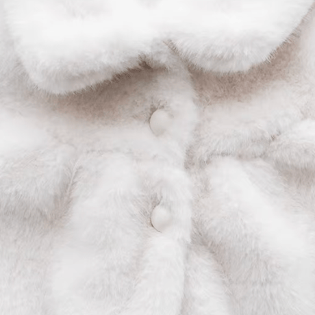 [予約] Polar White Fluffy Coat