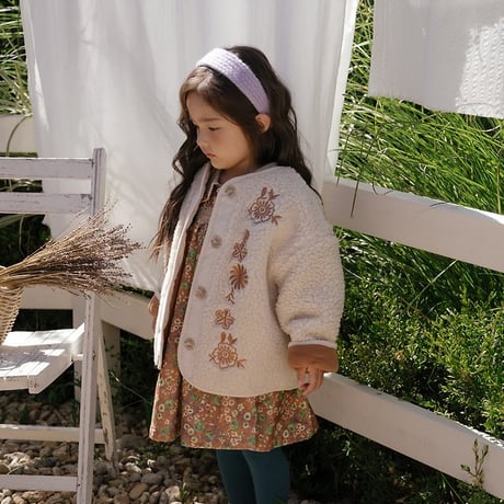 [予約] Lavinia Dumble Fleece Jacket/ OREN by Hibyebebe