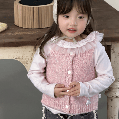 [予約] Honey Button Knit Vest / aiai