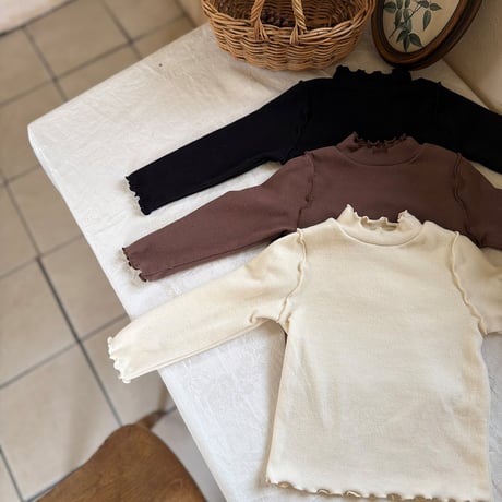 [予約] Daily Turtleneck T/ marron