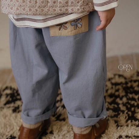 [予約] Flow Cotton Pants/ OREN by Hibyebeb