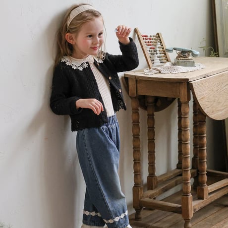 [予約] Ail denim Pants/ Puella FLO