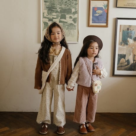 [予約] Gemma knit cardigan/ OREN by Hibyebebe