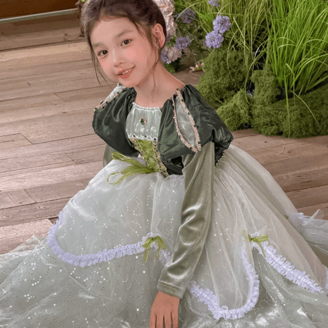 [予約] Sage Serenade Princess Dress(&Cape SET)