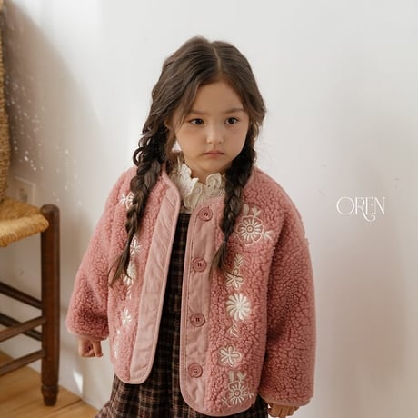 [予約] Lavinia Dumble Fleece Jacket/ OREN by Hibyebebe