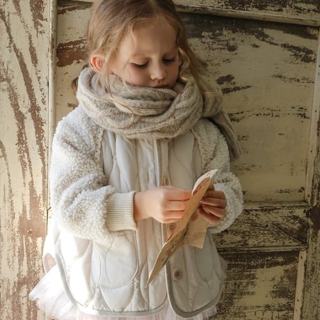 [予約] Noel quilted jumper/ Puella FLO