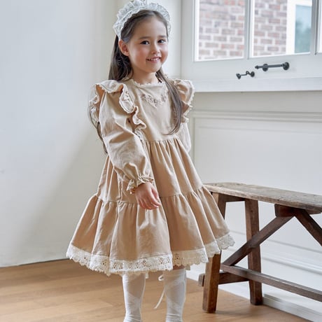 [予約] Bouquet Dress/ marron