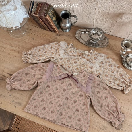 [予約] Lemon Blouse/ marron