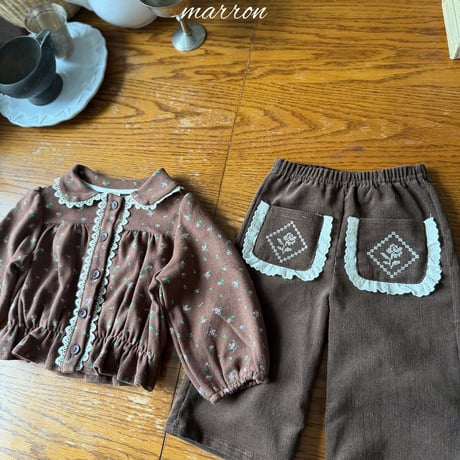 [予約] Rose Pants marron
