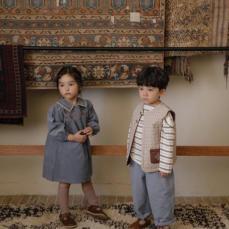 [予約] Morris Padded Vest (3oz)/ OREN by Hibyebebe