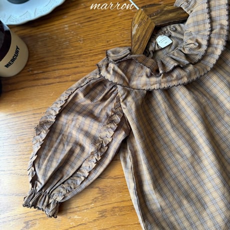 [予約] Alice Blouse/ marron
