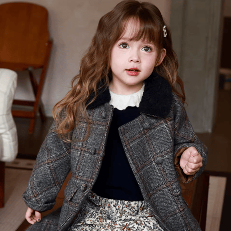 [予約] Scallop Collar Navy Top