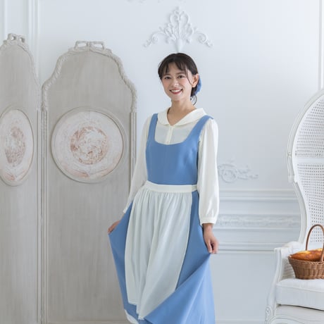 [予約] Sky Story Apron Dress Set (Adult) (& Daisy Botton Blouse)