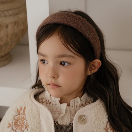 [予約] Lavinia Knit Headband/ OREN by Hibyebebe
