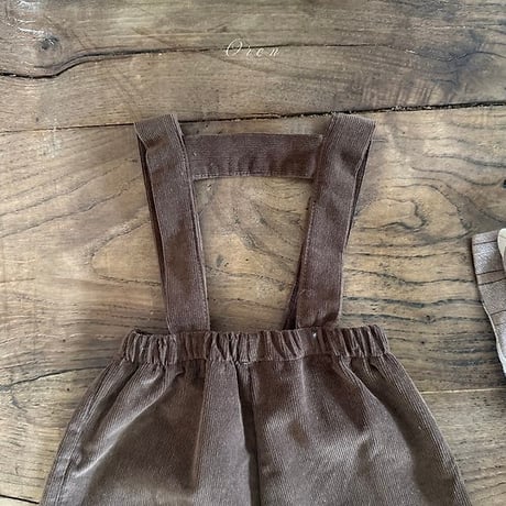 [予約] Marcel Corduroy Overalls/ OREN by Hibyebebe