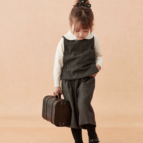 [予約] Soft Peter Pan Wool Knit Top
