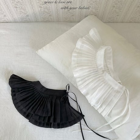 [予約] Layered Pleated Apron (kids) / Monbebe