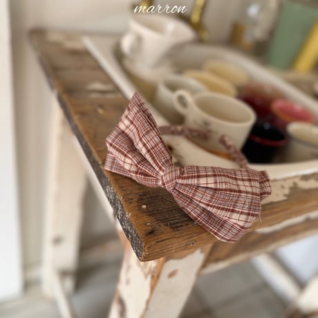 [予約] Chapel headband/ marron