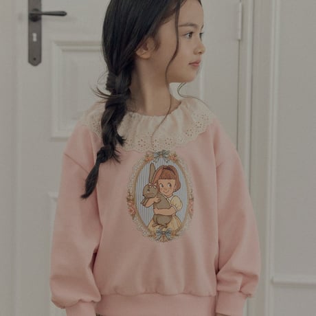 [予約] Frill sweatshirt/ Roa