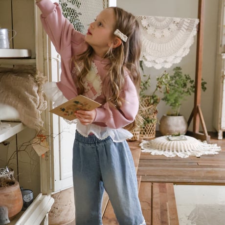 [予約] Ail denim Pants/ Puella FLO