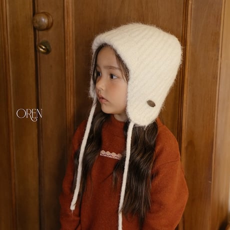 [予約] Flip Knit Brimmed Beanie/ OREN by Hibyebebe