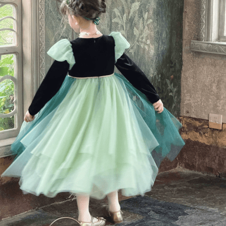 [予約] Evergreen Waltz Princess Dress (&Cape SET)