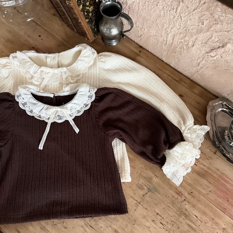 [予約] Milk T-shirt/ marron