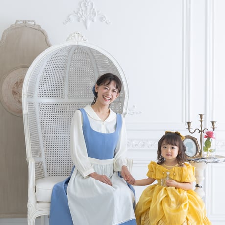[予約] Sky Story Apron Dress Set (Adult) (& Daisy Botton Blouse)
