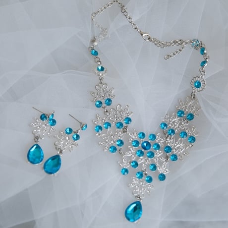 [予約] Aqua Bloom Jewelry Set
