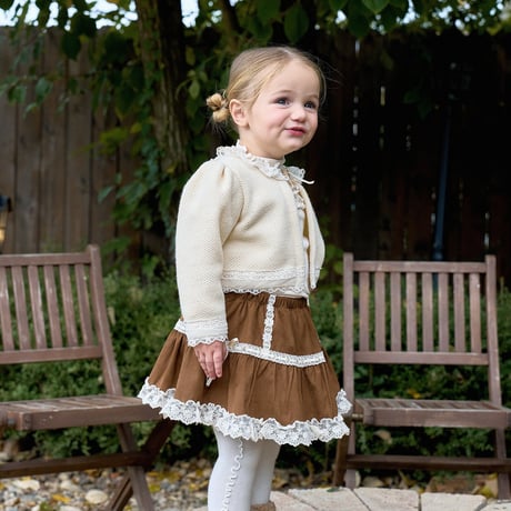 [予約] Suede skirt/ marron