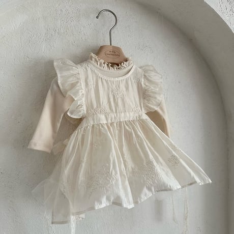 [予約] Lily Layered Dress (Baby) / Monbebe