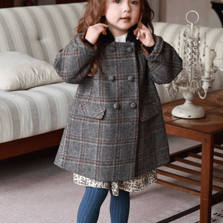 [予約] Heritage Grey Check Coat