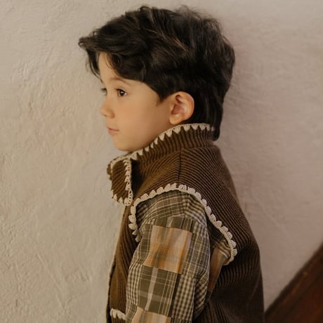 [予約] Moné Melo vest/ OREN by Hibyebebe