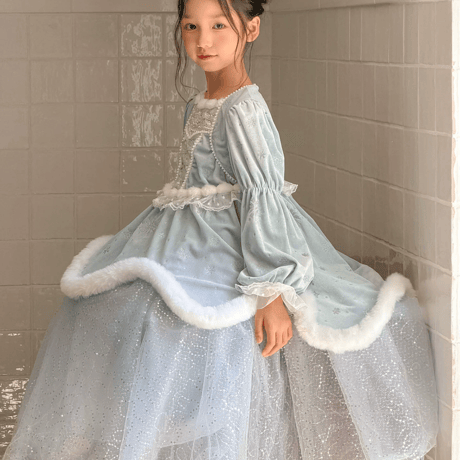 [予約] Frost Symphony Princess Dress(&Cape SET)