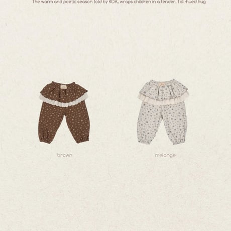 [予約] Bonbon Pants/ Roa