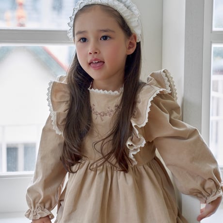 [予約] Bouquet Dress/ marron