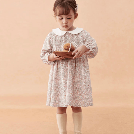[予約] Petit Garden Smocked Dress