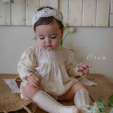 [予約] Riel lace suit/ OREN by Hibyebebe