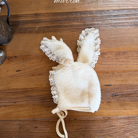 [予約] Rabbit Bonnet/ marron