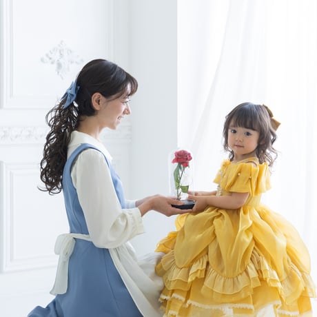 [予約] Sky Story Apron Dress Set (Adult) (& Daisy Botton Blouse)