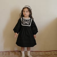 [予約] Fleur Noir Dress/ OREN by Hibyebebe