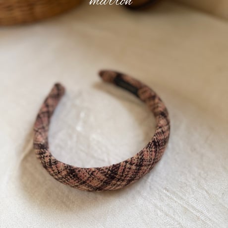 [予約] Eve Headband/ marron
