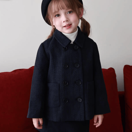 [予約] Regent Navy Jacket & Skirt Set