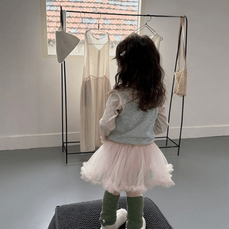 [予約] Berry Tutu Skirt Leggings/ aiai